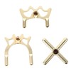 Totority 3Pcs Rust Delicate Pool Bridge Portable Billiard Stick Bridges