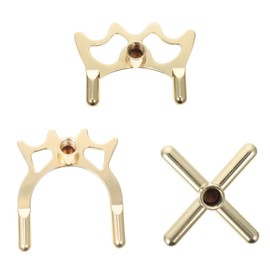 Totority 3Pcs Rust Delicate Pool Bridge Portable Billiard Stick Bridges for Cue Stick Accessory for Amateurs and Professionals
