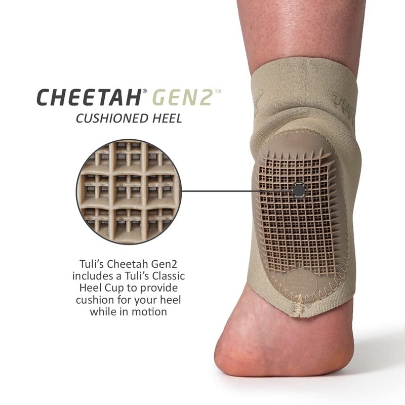 Tuli's Cheetah Gen2 Heel Cup with Compression Sleeve - Impact