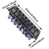 Boat Marine Car Rocker Led Panel Switch with Breakers 8