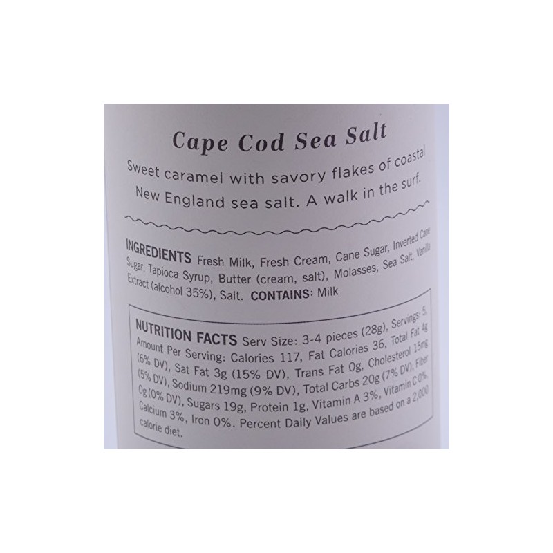 SanAndCo McCrea’s Caramels Candies Cape Cod Sea Salt Made in