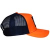 Bexxwell Trucker Cap Orange/Black with Logo Patch (Perfect Fit, Cap,