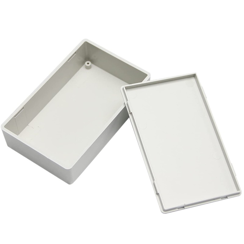 Heyiarbeit 1Pcs 3.94"x2.36"x0.98" ABS White Dustproof Electronic Junction Box Enclosure