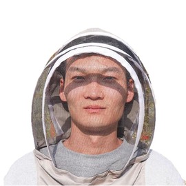 YIKESSHU Outdoor Mesh Face Shield Hat, Elastic Mosquito Protection Net, Unisex Fishing Huntting Hiking Camping Head Cover Hat, Mosquito Proof, Windproof, Bee Proof, Insect Proof，Gray