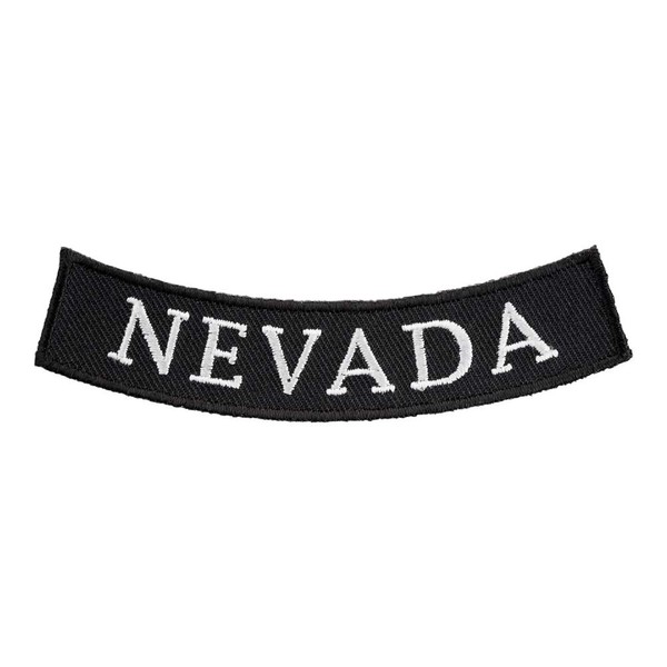 PatchStop State of Nevada Bottom Rocker Patches for Jackets Motorcycle