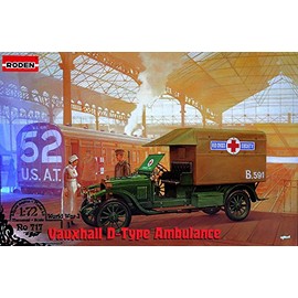 Roden 717 Model Kit Vauxhall D-Type Red Cross Game