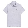 vineyard vines Boys' Bradley Stripe Sankaty Polo, Stripe White/Tejeda, Medium