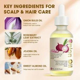 Aceite De Cebolla For Cabello Y Cuero Cabelludo, Mezcla