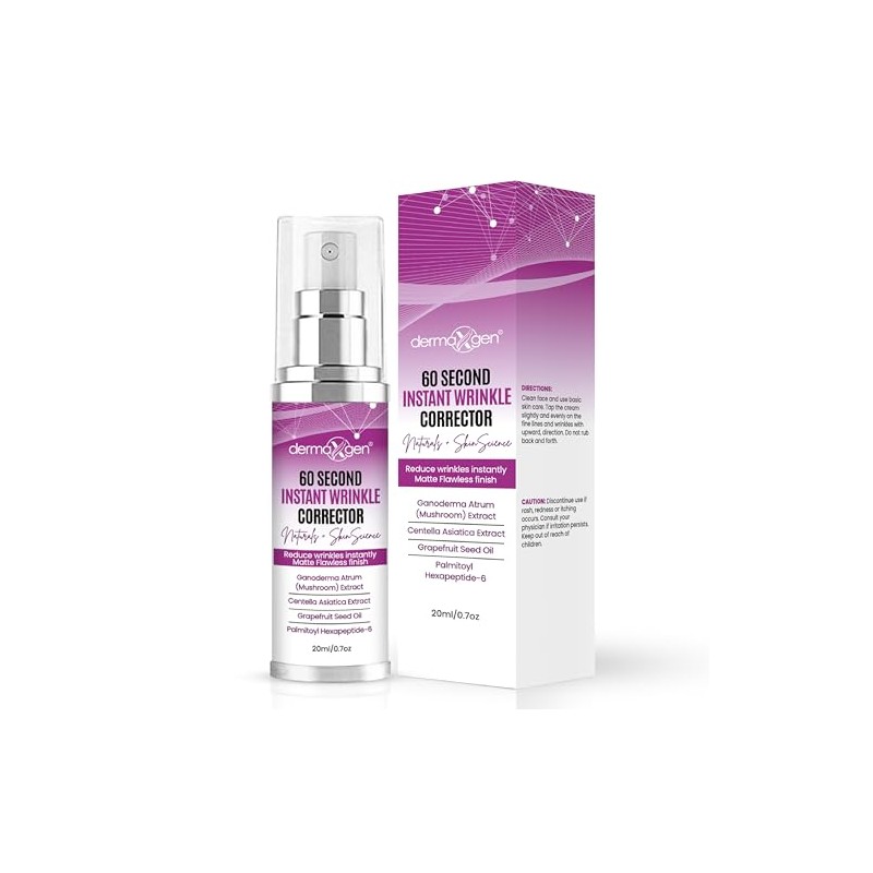 60 Second Instant Corrector de arrugas Pure Organic Peptide 0.7FL
