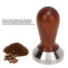 Coffee Tamper with Wooden Handle Detachable Comfortable Grip Easy To