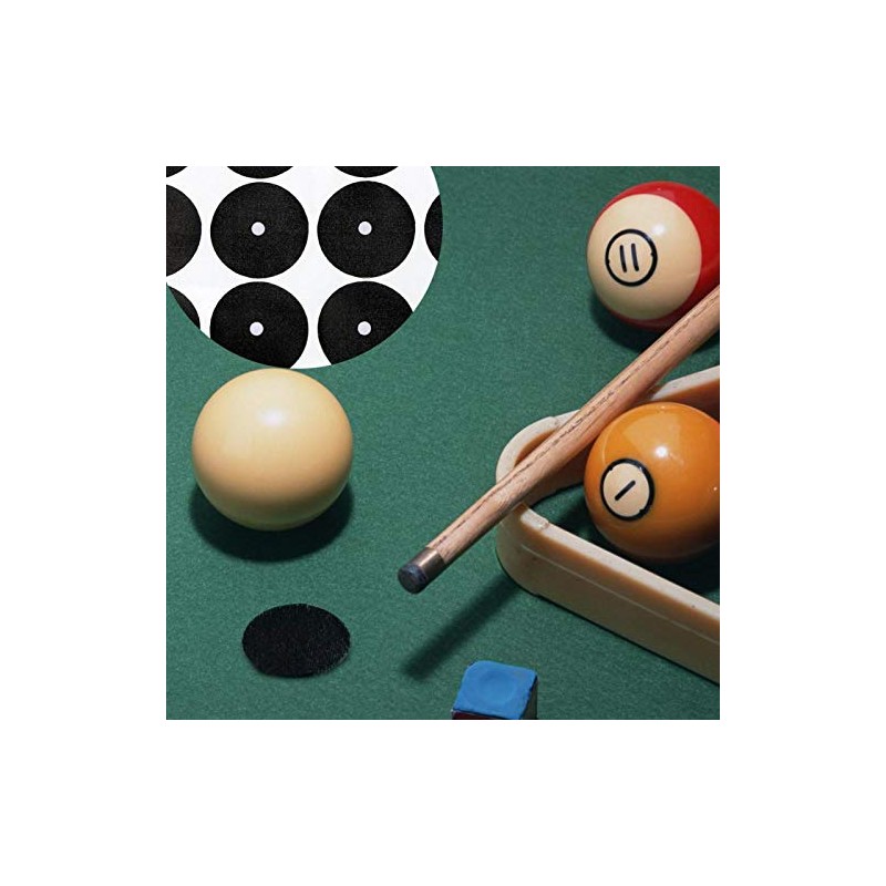 VGEBY Billiard Table Marking Dots, Billiard Dot Sticker, White Ball