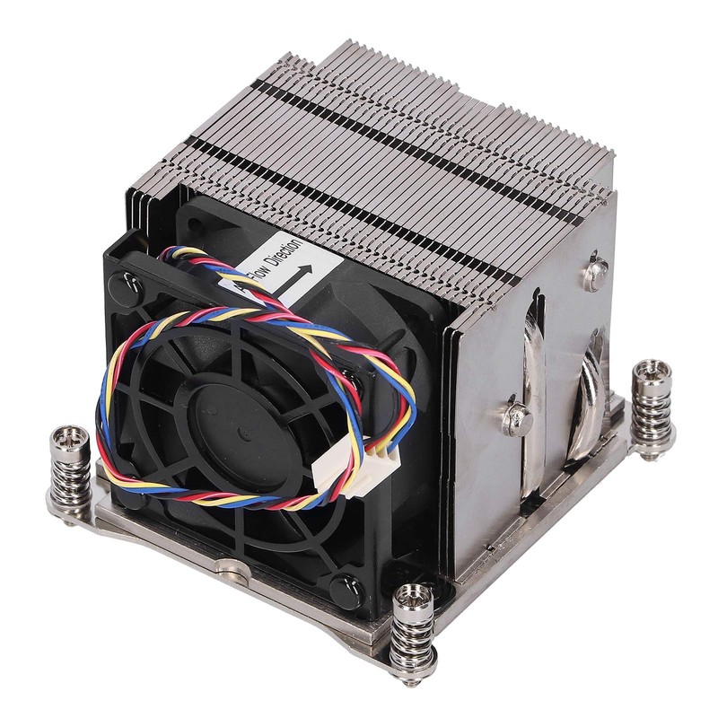 CPU Heat Sink, 2U Active Computer Cooling Fan 4-pin PWM