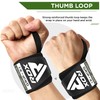 RDX Weight Lifting Wrist Wraps Support, IPL USPA Approved, Elasticated