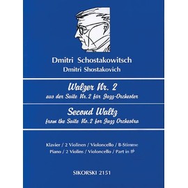 Second Waltz (from Jazz Suite No. 2): Violin, Cello, Clarinet