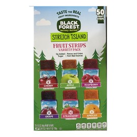 Stretch Island Fruit Leather Snacks Variety Pack, Cherry, Apple, Strawberry, Apricot, Grape, Raspberry, 0.5 Ounce No Added Sugar (Pack of 50) 24.7 Ounce