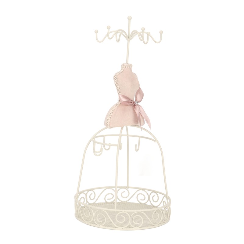 Mannequin Dress Jewelry Display Stand Earrings Necklace Storing Multifunctional Display