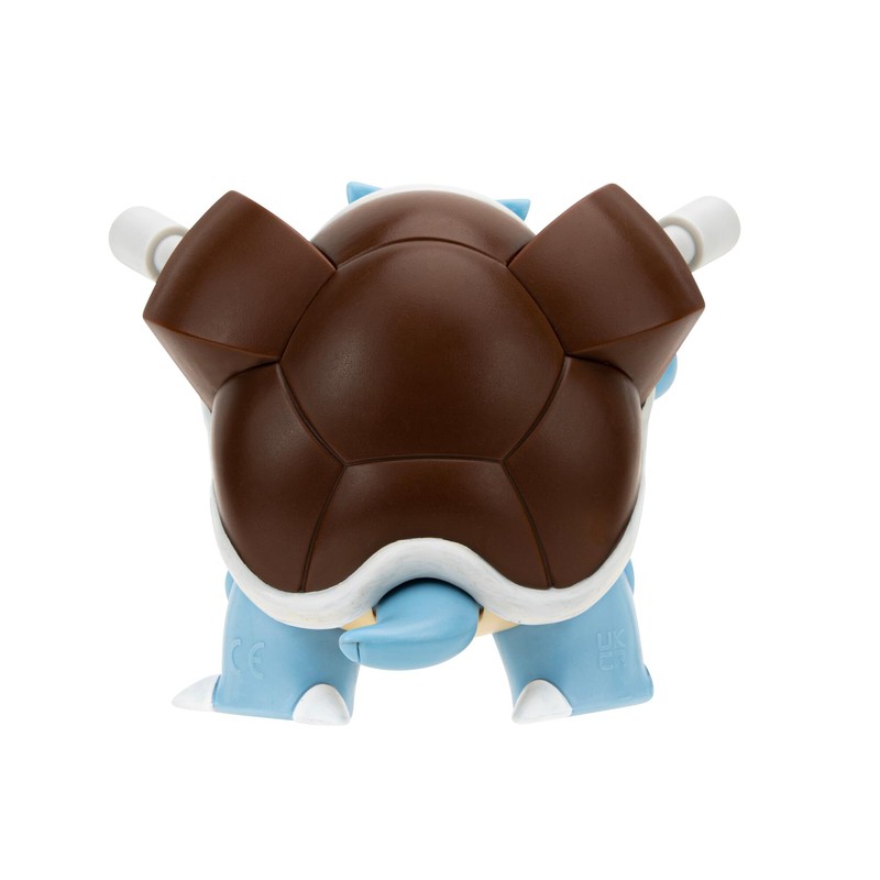 Pokémon PKW3035 - Battle Feature Figure - Turtok, offizielle bewegliche