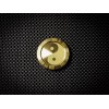 FidgetFoxBrand Yin Yang Fidget coin, Golden Brass Metal fidget clicker,