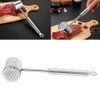 Meat Tenderizer Dual-Side Meat Mallet Cube 304 Stainless Steel Meat