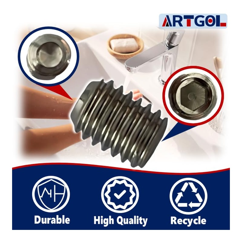 12 Pcs RP25620 Faucet Set Screw Replacement for Delta Faucet