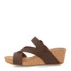 EuroSoft Women's Emrie Wedge Sandal, Mocha, 6