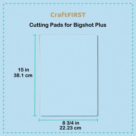CraftFRIST Standard Cutting Pads Compatible with Big Shot Plus Die Cutting Machine 1 Pair