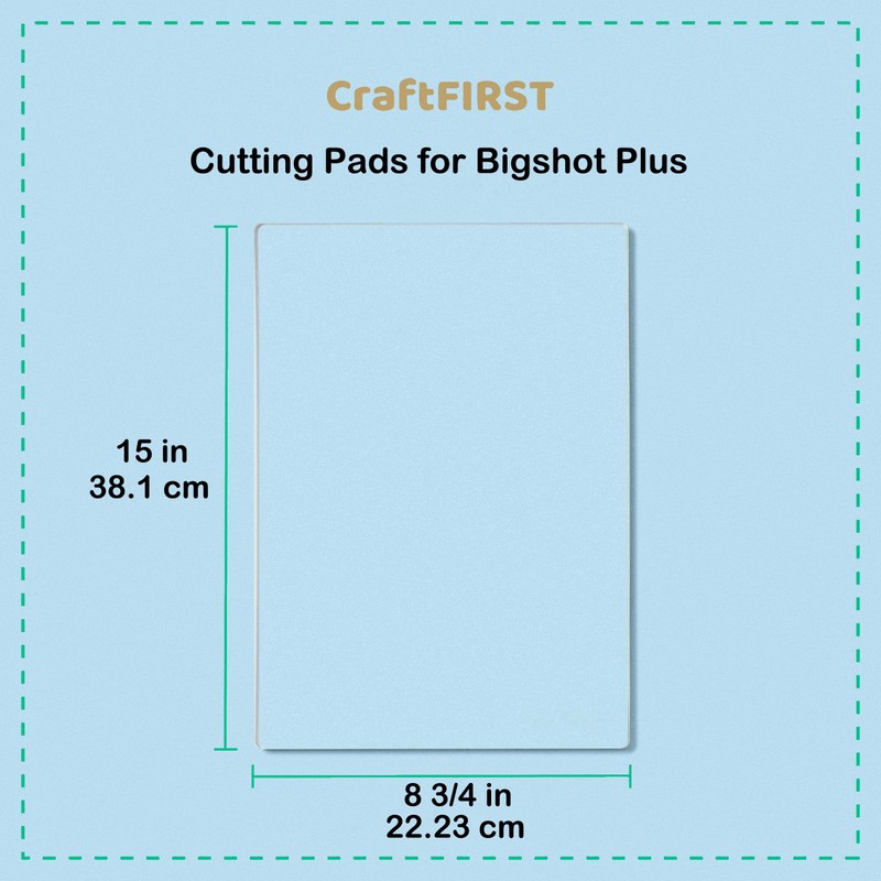 CraftFRIST Standard Cutting Pads Compatible with Big Shot Plus Die