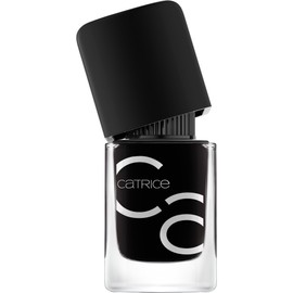 Catrice ICONAILS Gel Lacquer, Gellack, Nagellack, Nr. 20 Black To The Routes, schwarz, langanhaltend, glänzend, ohne Aceton, vegan, Mikroplastik Partikel frei (10,5ml)