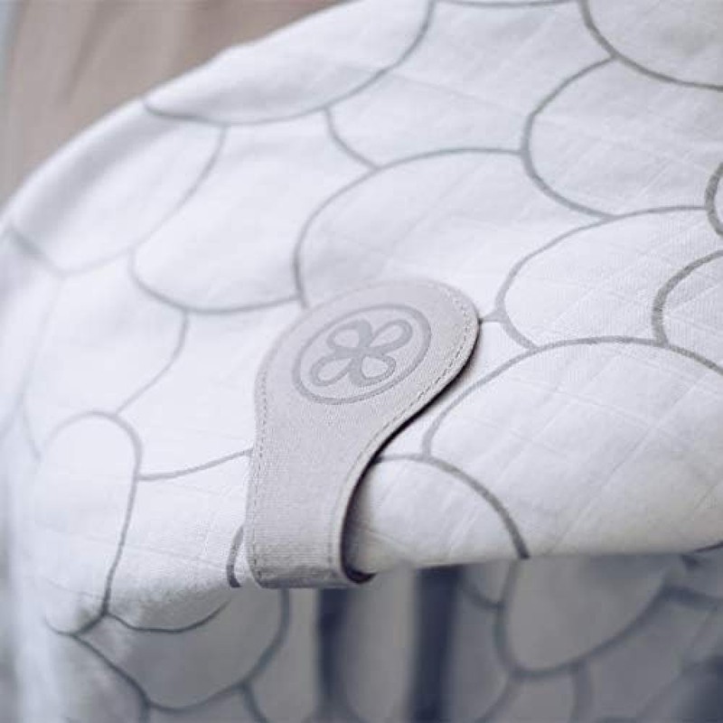 2 STK Cloby Swaddle Magnet Clips Leather 2 farbig Rear