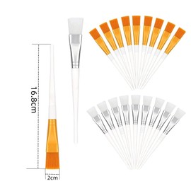 Changyeah Face Mask Brush, Pack of 20 Face Masks Application Brushes, Soft Face Mask Brushes, Makeup Brushes, for Application of Face Masks, DIY, Eye Masks