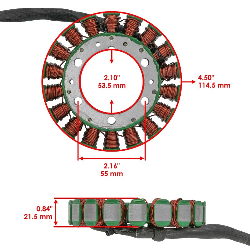 Celox Stator & Gasket for Kawasaki Brute Force 750 4X4i