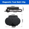 Magnetic Tool Holder，Heavy-for Belt Clip-On Belt Magnet Holster for Screws,
