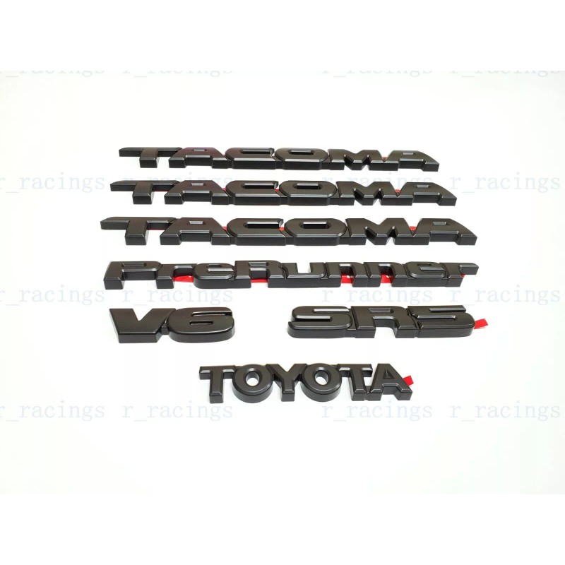 SPEED 7PCS Kit Overlay Blackout Fit For Tacoma Prerunner V6