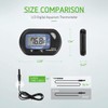 VIVOSUN 4-Pack LCD Digital Aquarium Thermometer Fish Tank Water Terrarium