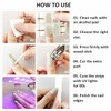 ACROIN Semi Cured Gel Nail Strips Nail Wraps 20 Stickers