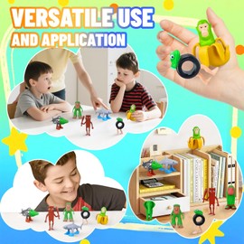 horlon Tralalero Tralala Desk Decor Toy,Italian Brainrot Meme Shark Figures,Funny Tung Tung Tung Sahur Brainrot,Shark in Sneakers AI Brainrot Animals Figurines(8PCS)