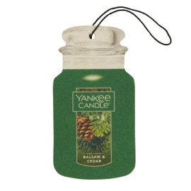 Yankee Candle Paper Car Jar, Balsam & Cedar (Pack of 6)