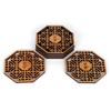 6PCS Bamboo Coaster Teacup Mat AntiScald Heat Insulation Pad Tea