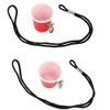 Iconikal Shot Glass with Quick Clip on Lanyard, 12-Pack (Mini
