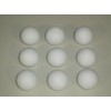FOOTBALL TABLE BALLS 9 x 36 mm SCUFFED WHITE BALLS