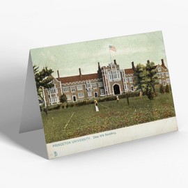 GREETING CARD - Vintage Illinois USA - Princeton University Class 1879 Dormitory