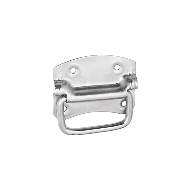 Screws City 90mm Galvanised Steel Chest Grip Folding Pull Handle