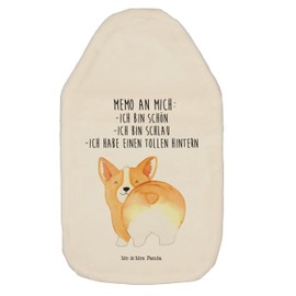 Mr. & Mrs. Panda Corgie Po Hot Water Bottle - Gift, Dog Mum, Grain Cushion, Heat Cushion, Dog Love, Self-Love, Sayings, Animal Lovers, Motivation