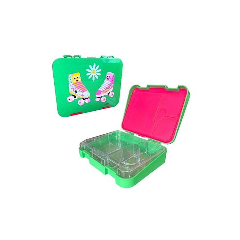 My Family Kid-Friendly Easy Clean Bento Lunchbox - Leakproof, Durable,
