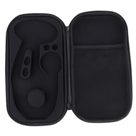 CAXUSD Foetal Sound Storage Case Portable Eva Zipper Bag for Stethoscope Convenient Handheld Design Mesh for Item Storage Black