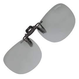 Cliponkeeper 9311 Polarized Front Clip-on Sunglasses, Sunglasses, UV Protection, Large Size, Ultra Lightweight, Flip-up Type, Unisex,, Polarized Super L.SM