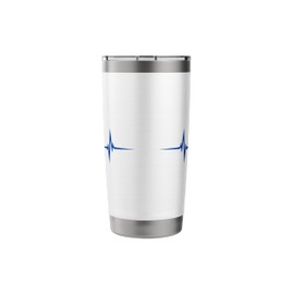 Heartbeat Design Colombian Flag Colombia Stainless Steel Insulated Tumbler