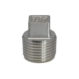 Sealing Plug External Square R 3/4 Inch, 25 Bar Malleable Cast Iron Galvanised
