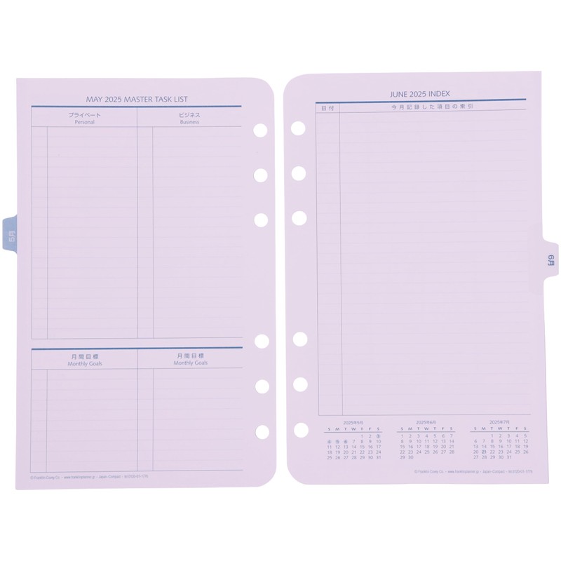 Franklin Planner Original Daily Refill, 12 Month Edition, Begins January