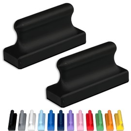 Glassboard Studio Mega Magnets - Neodymium - Heavy Duty, Colorful, Ergonomic, Ideal for Crafting, Quilting, and as Magnetic Knife Holders (2, Jet Black Pawn)